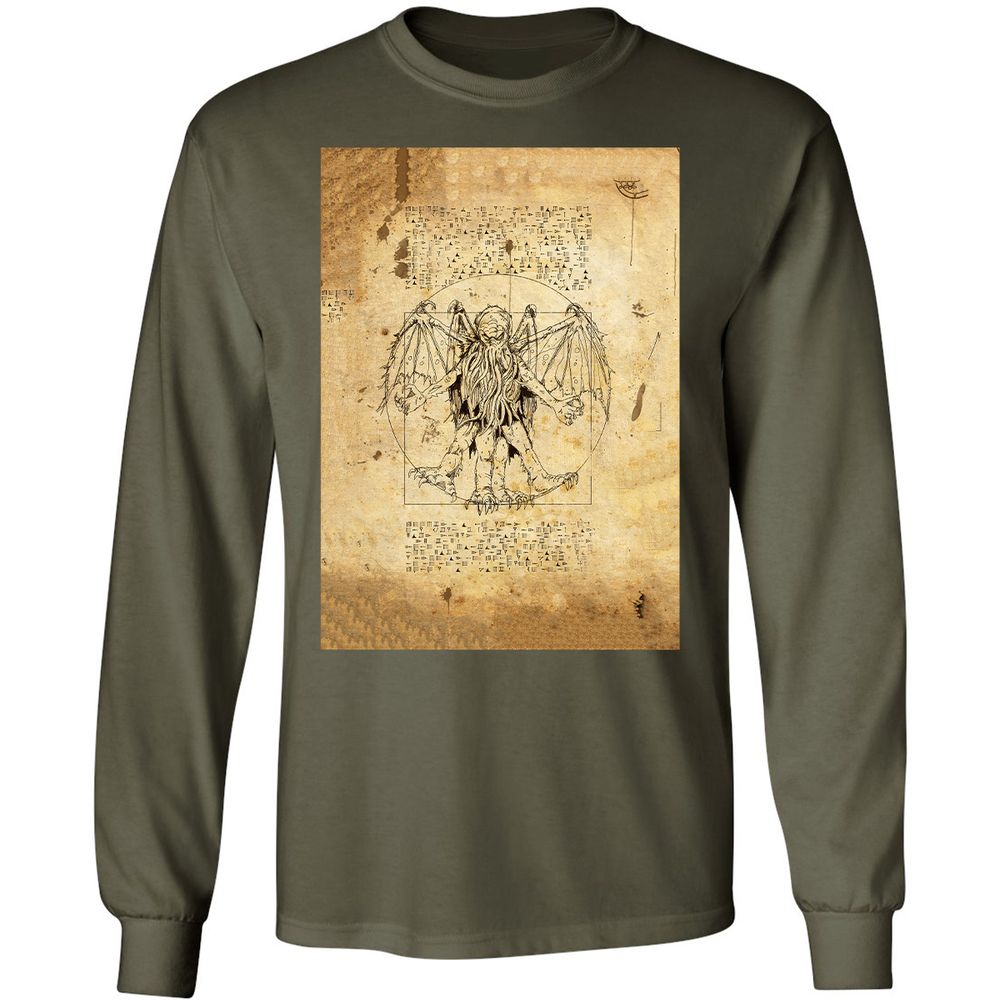 Long Sleeve T-Shirt - 8WC29TKF - Military Green - 7