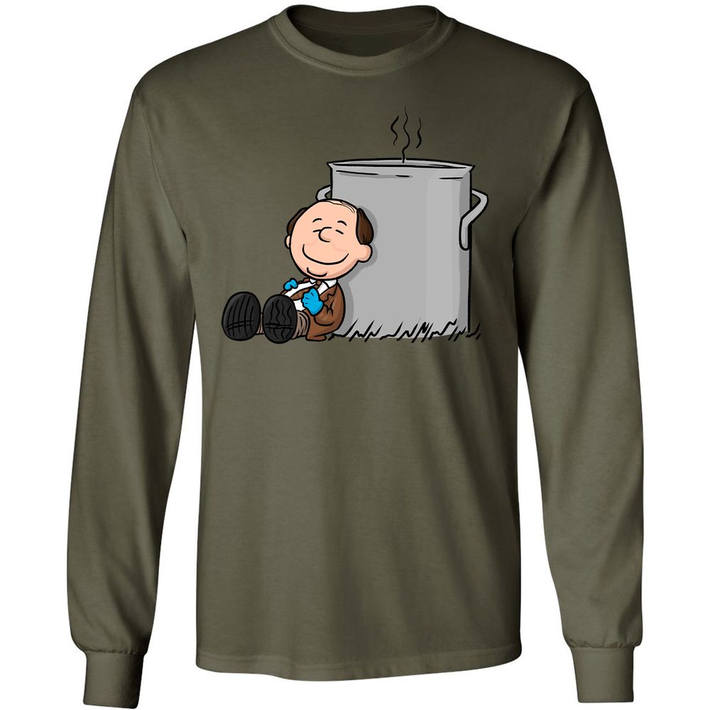 Long Sleeve T-Shirt - LVNFXF6Q - Military Green - 7