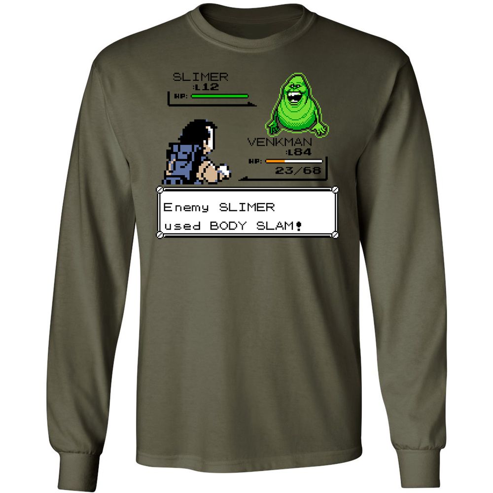 Long Sleeve T-Shirt - 9NYB95K7 - Military Green - 7