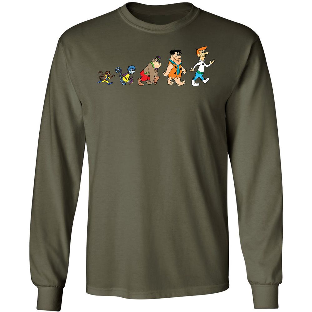 Long Sleeve T-Shirt - Q2VZJLJU - Military Green - 7