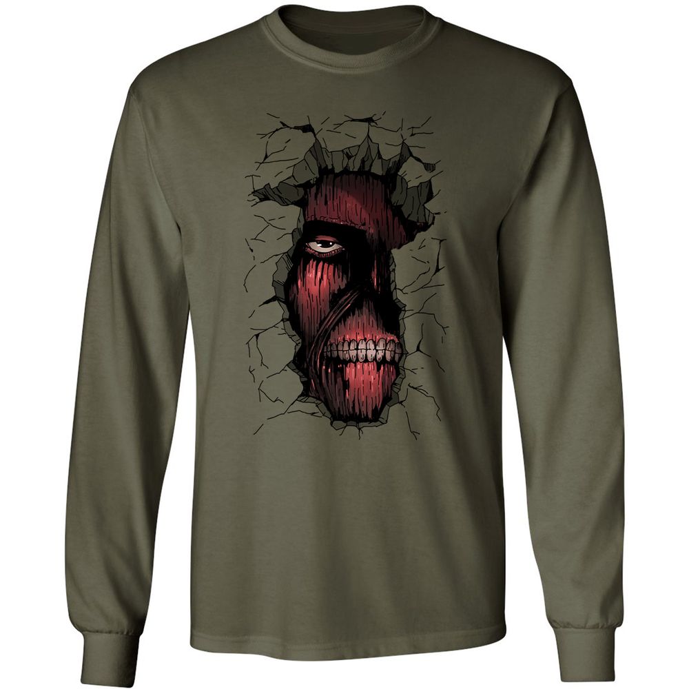 Long Sleeve T-Shirt - 629PBVG1 - Military Green - 7
