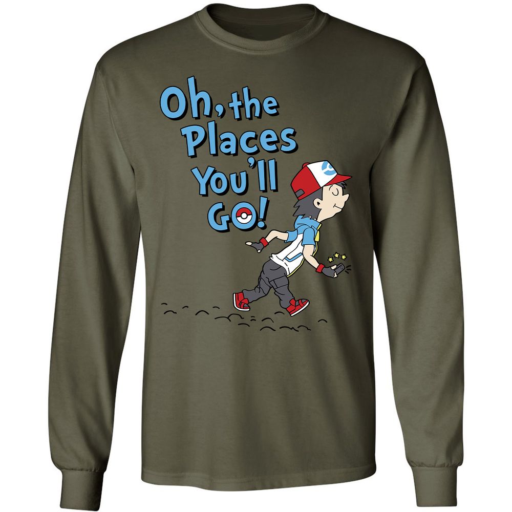 Long Sleeve T-Shirt - ZD8MMDYT - Military Green - 7