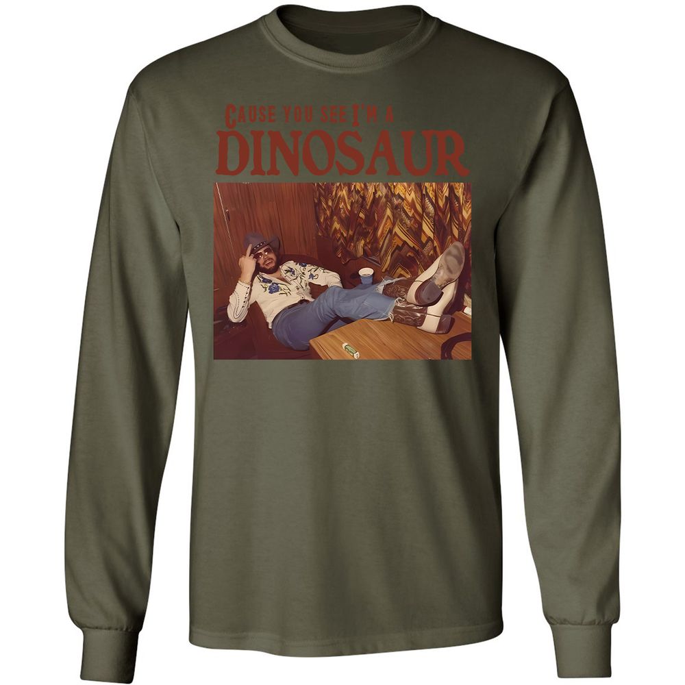 Long Sleeve T-Shirt - C2MVVT14 - Military Green - 7