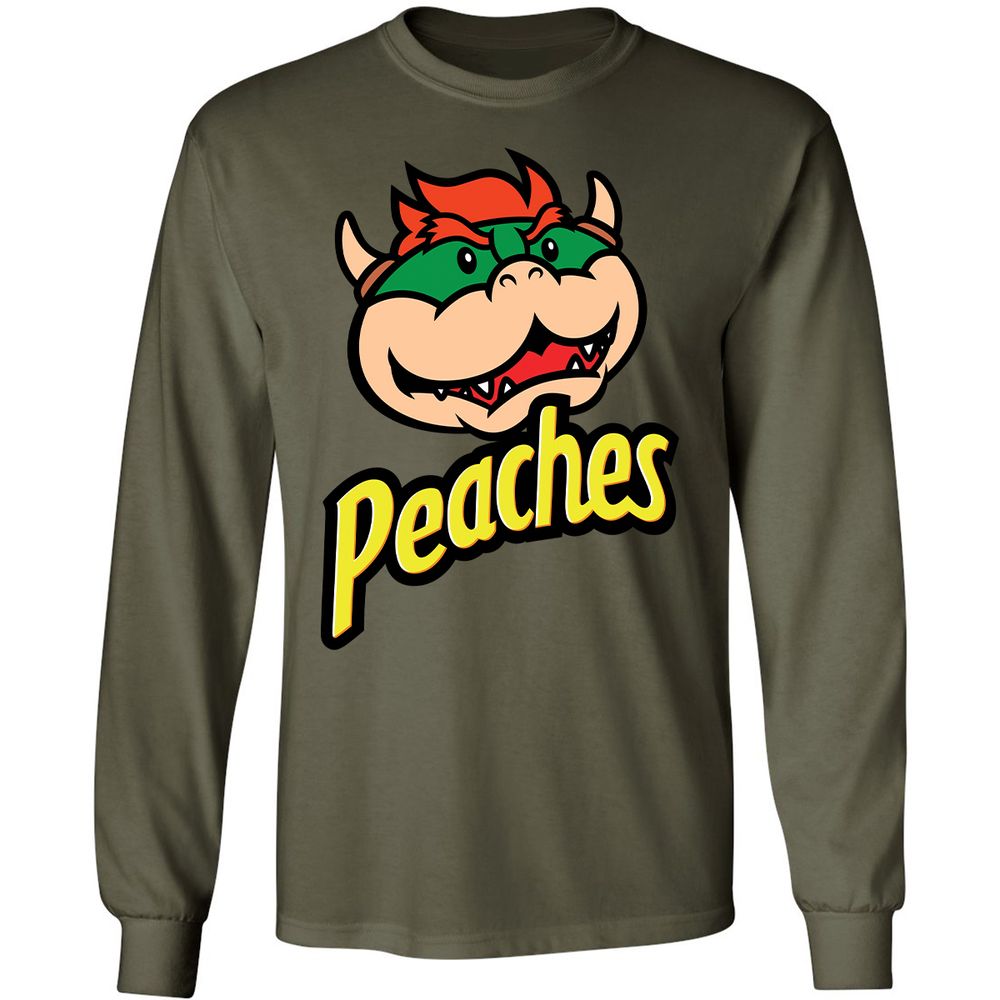 Long Sleeve T-Shirt - 8ZCTH6AK - Military Green - 7