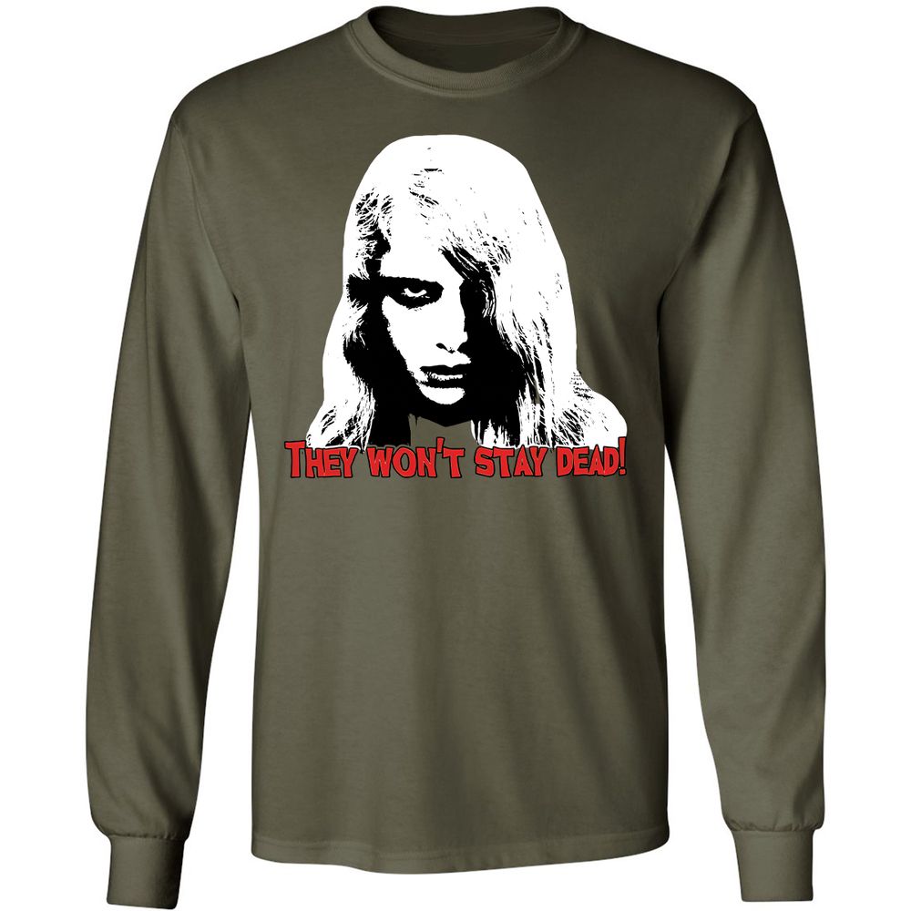 Long Sleeve T-Shirt - VHJGNMR8 - Military Green - 7