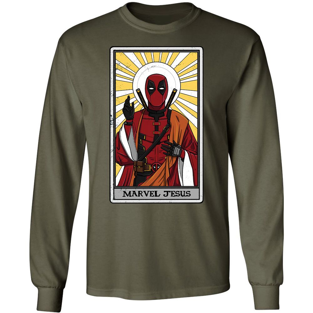 Long Sleeve T-Shirt - FES45PE3 - Military Green - 7