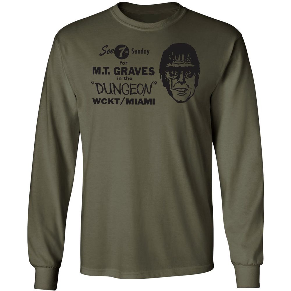 Long Sleeve T-Shirt - SSYYDM65 - Military Green - 7