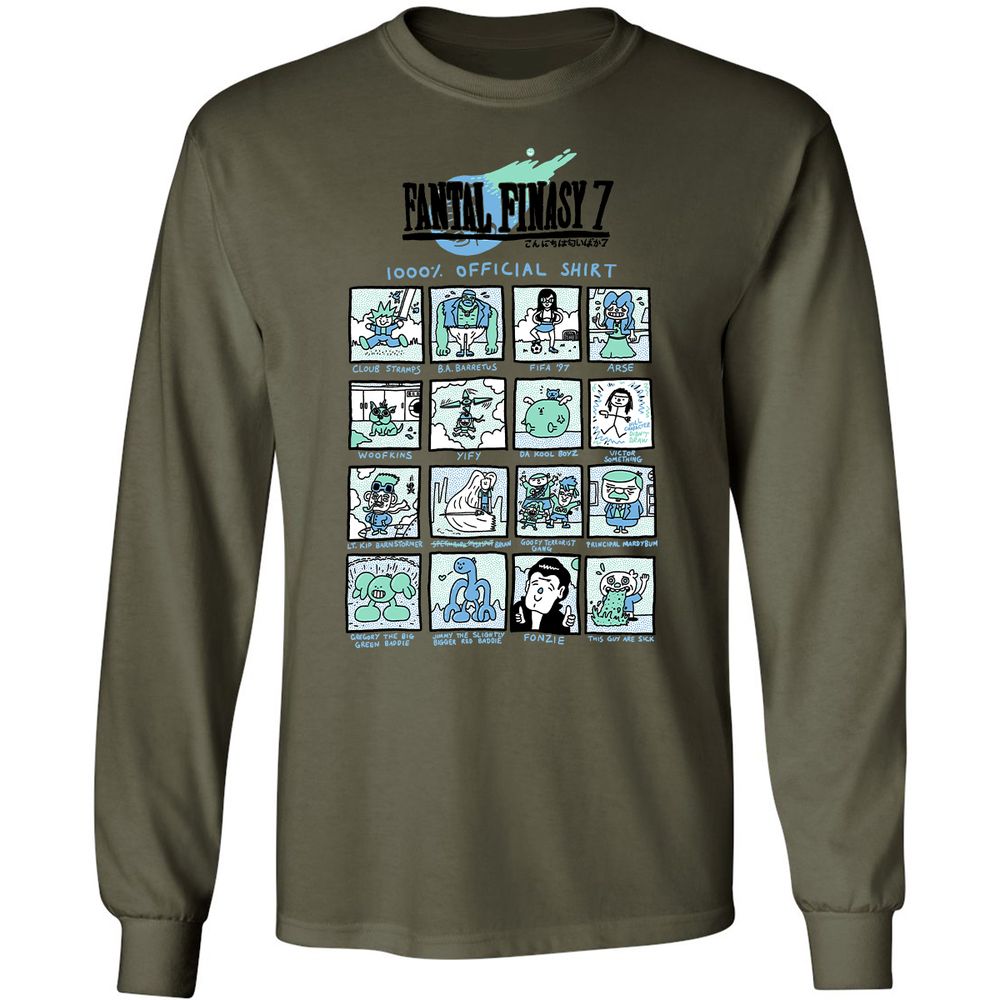 Long Sleeve T-Shirt - PEMHH2B4 - Military Green - 7