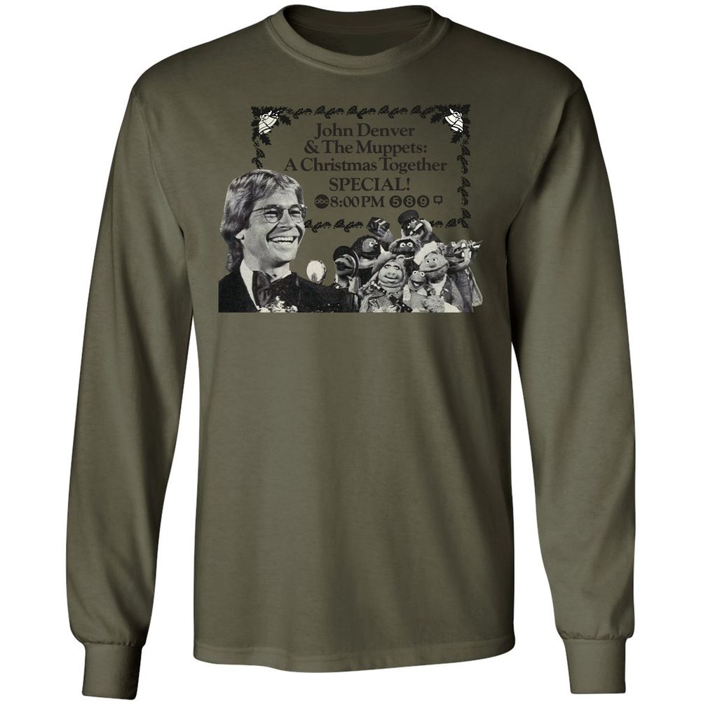 John Denver and Muppet - Military Green - 7