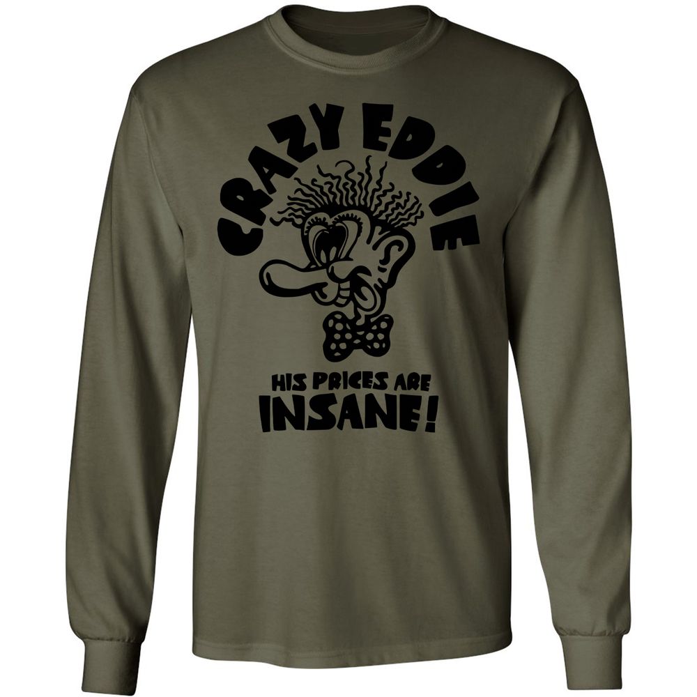 Long Sleeve T-Shirt - U8BYAMH5 - Military Green - 7