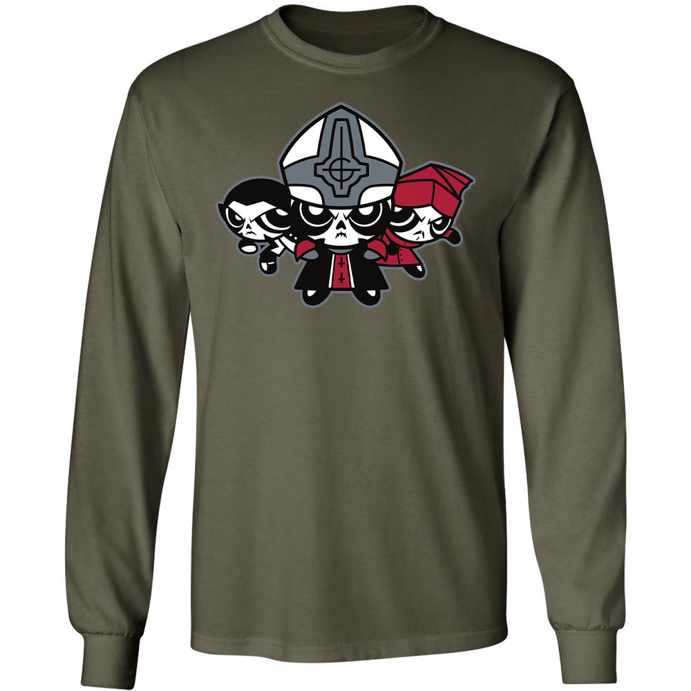 Long Sleeve T-Shirt - BZVBRCH2 - Military Green - 7