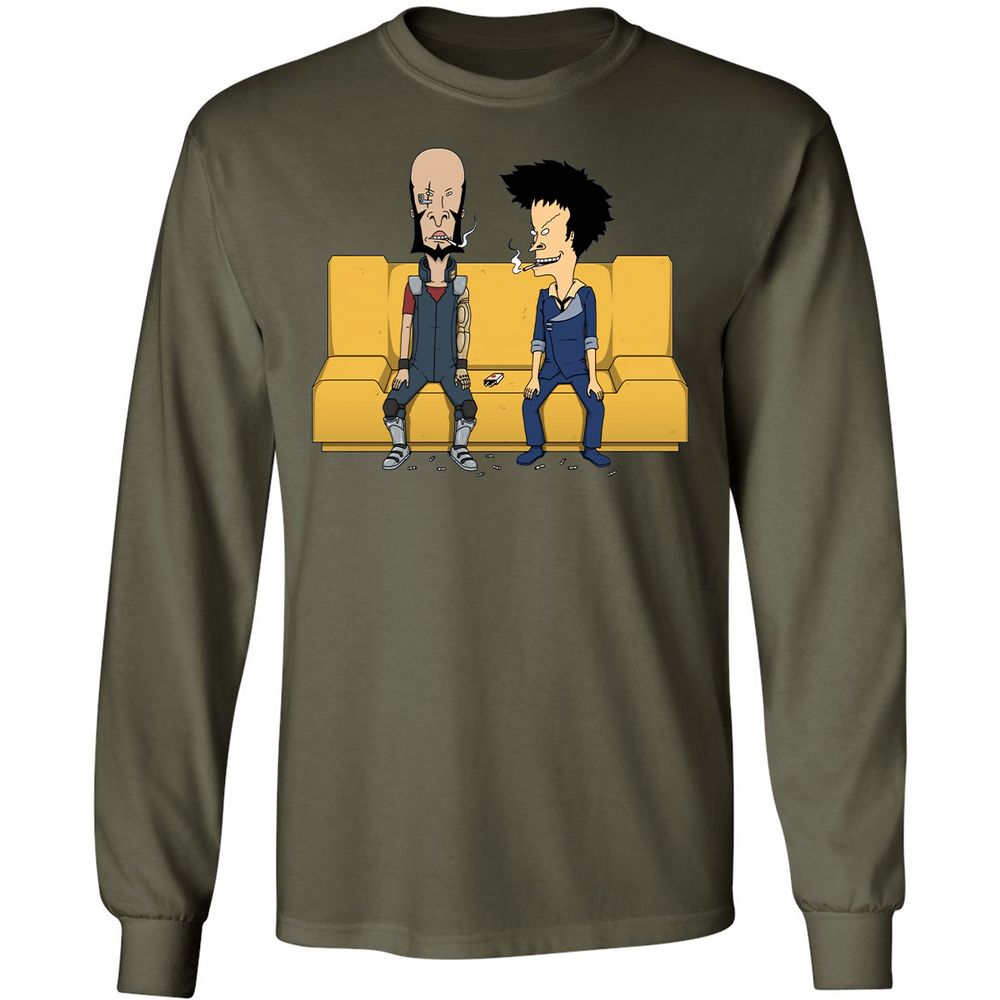 Long Sleeve T-Shirt - F6JNZQ3Y - Military Green - 7
