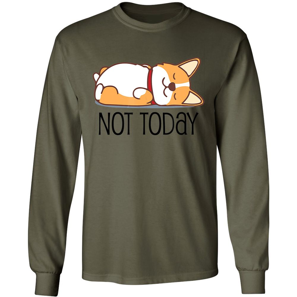 Long Sleeve T-Shirt - 65TBYTP2 - Military Green - 7