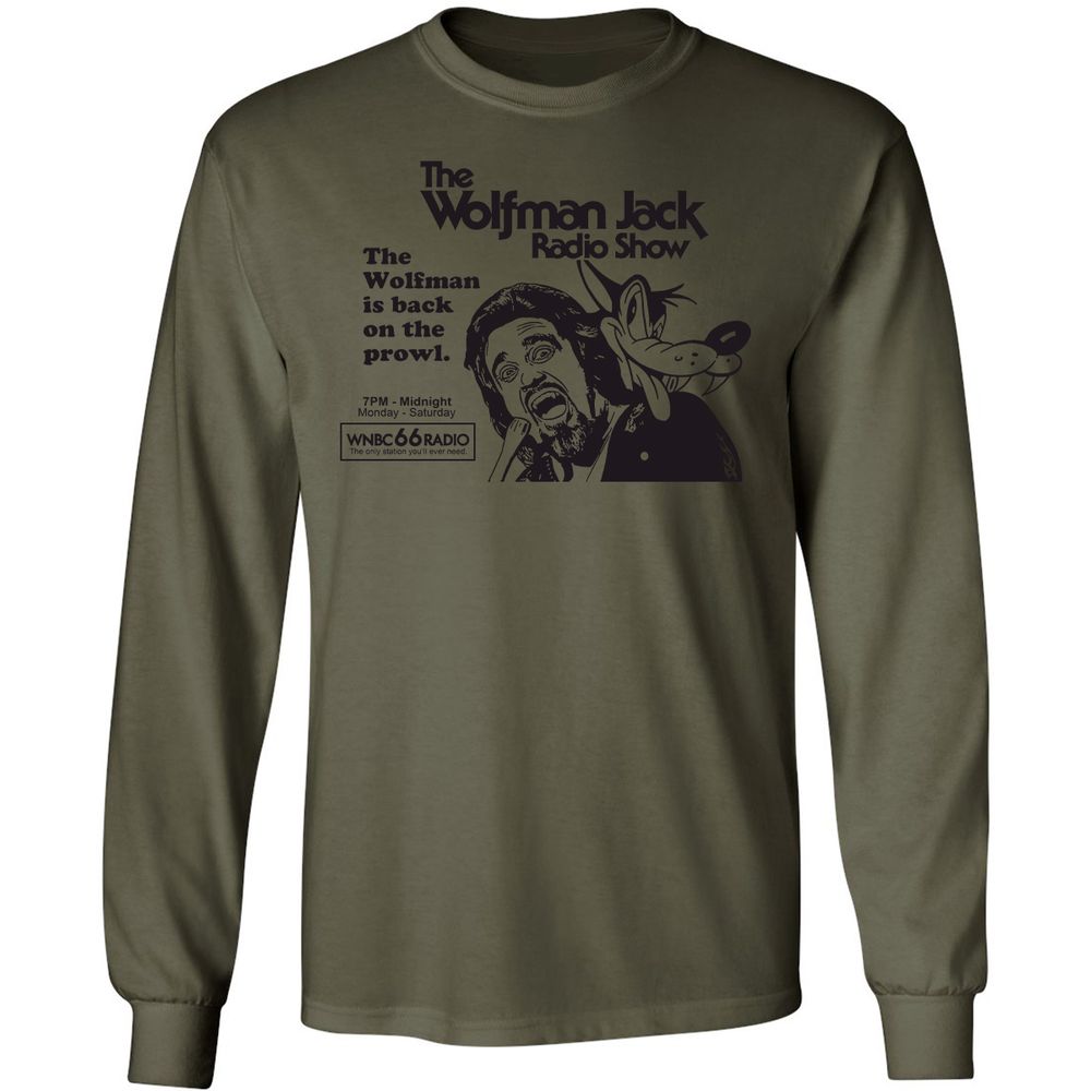 Long Sleeve T-Shirt - XWVNRJJT - Military Green - 7