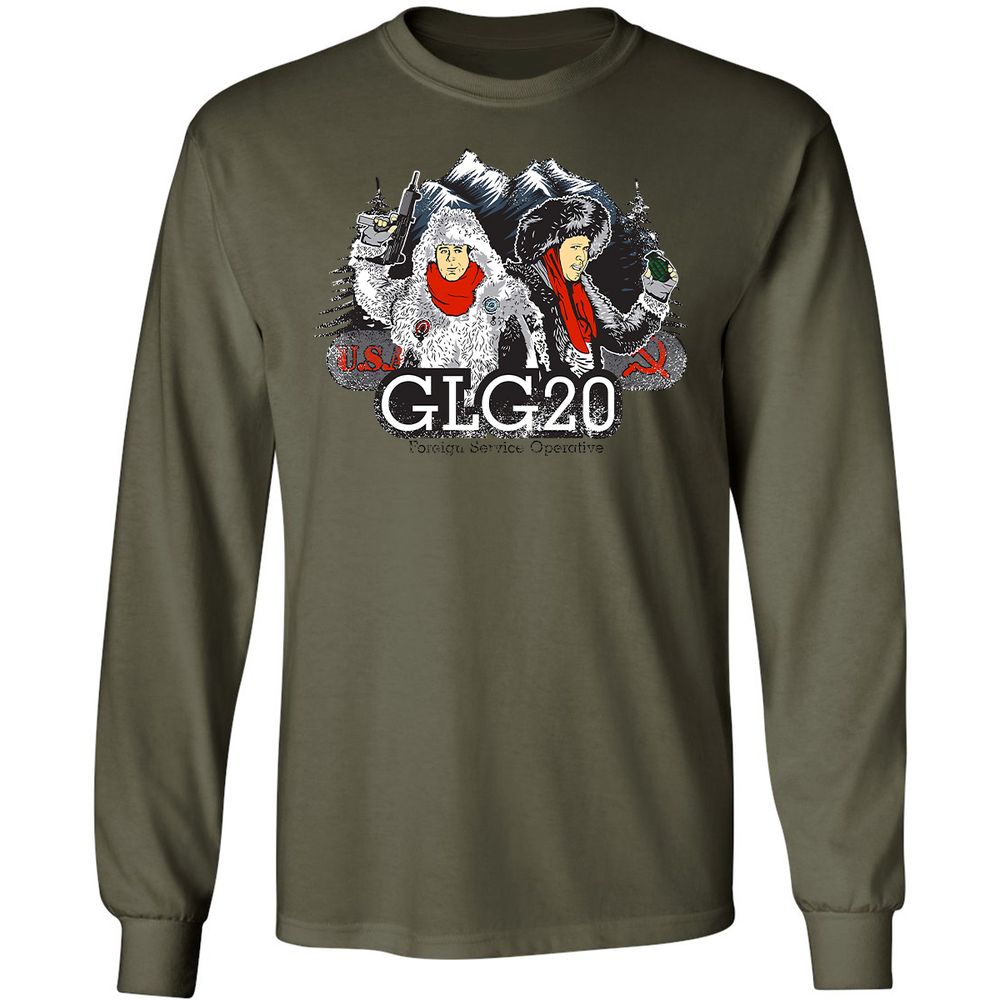 Long Sleeve T-Shirt - 5HUCY874 - Military Green - 7