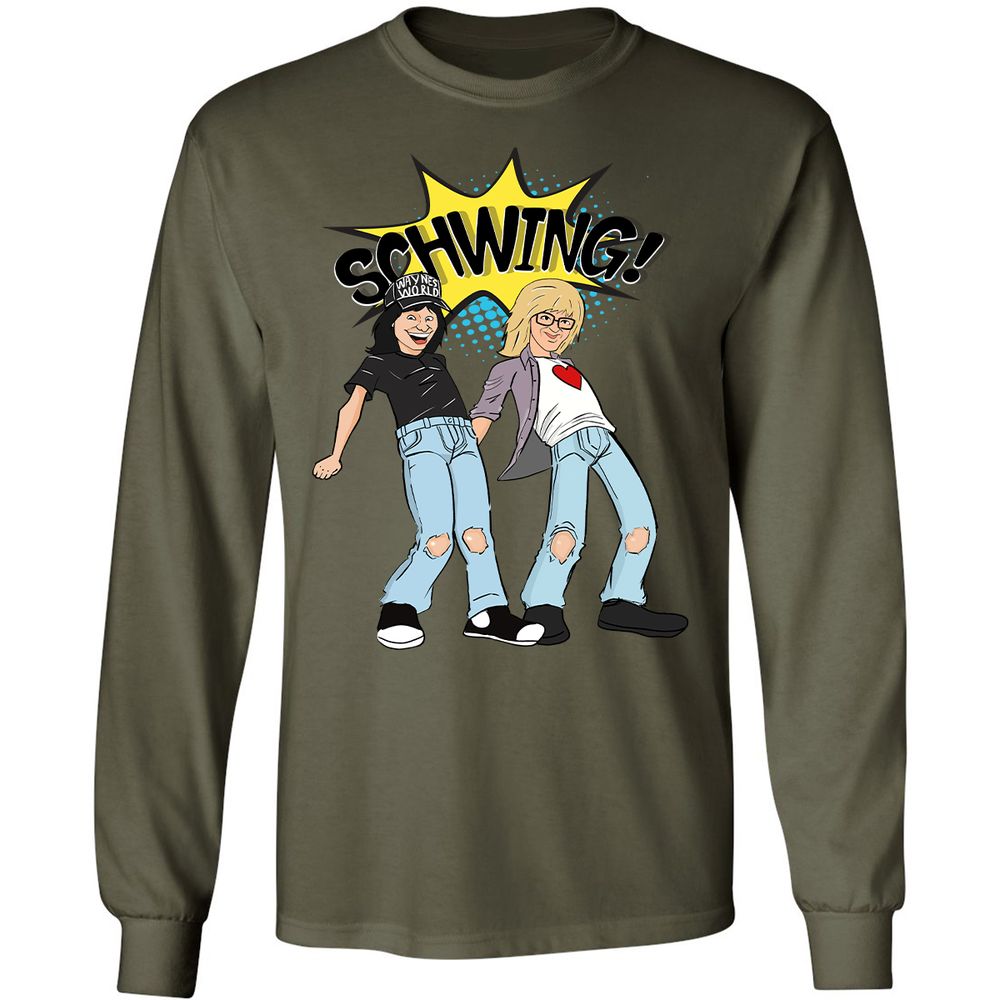 Long Sleeve T-Shirt - EBQ3QCQZ - Military Green - 7