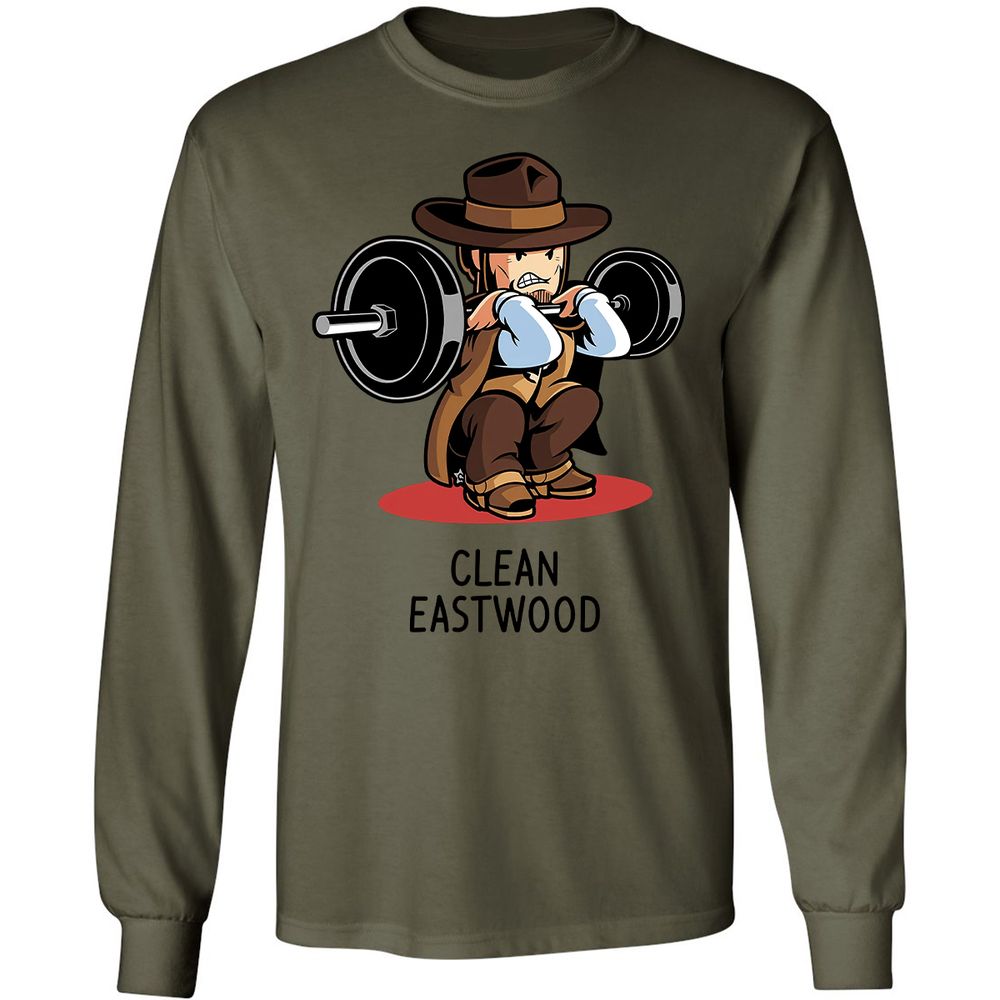 Long Sleeve T-Shirt - MEA2SCQQ - Military Green - 7