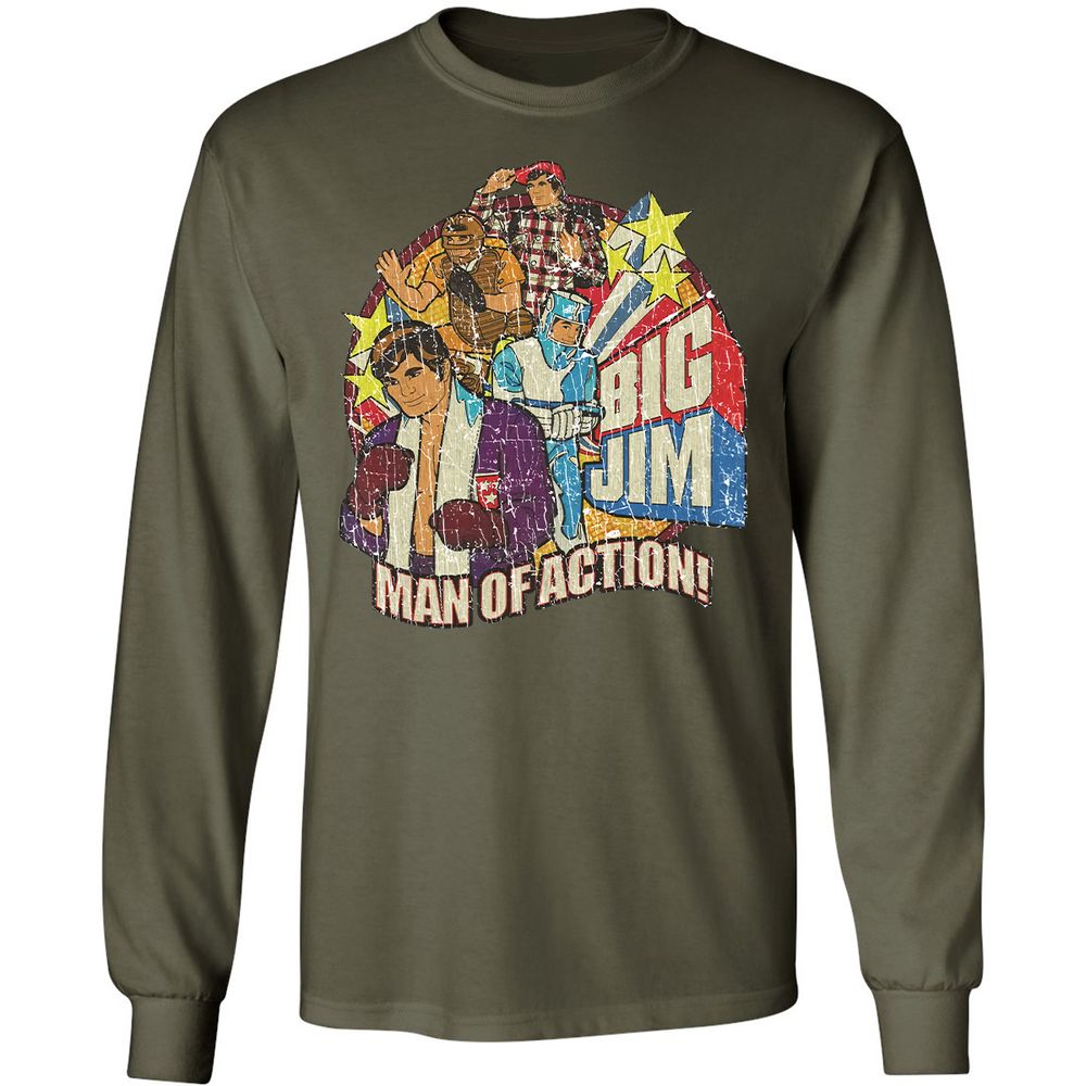 Long Sleeve T-Shirt - WGT6ACF3 - Military Green - 7