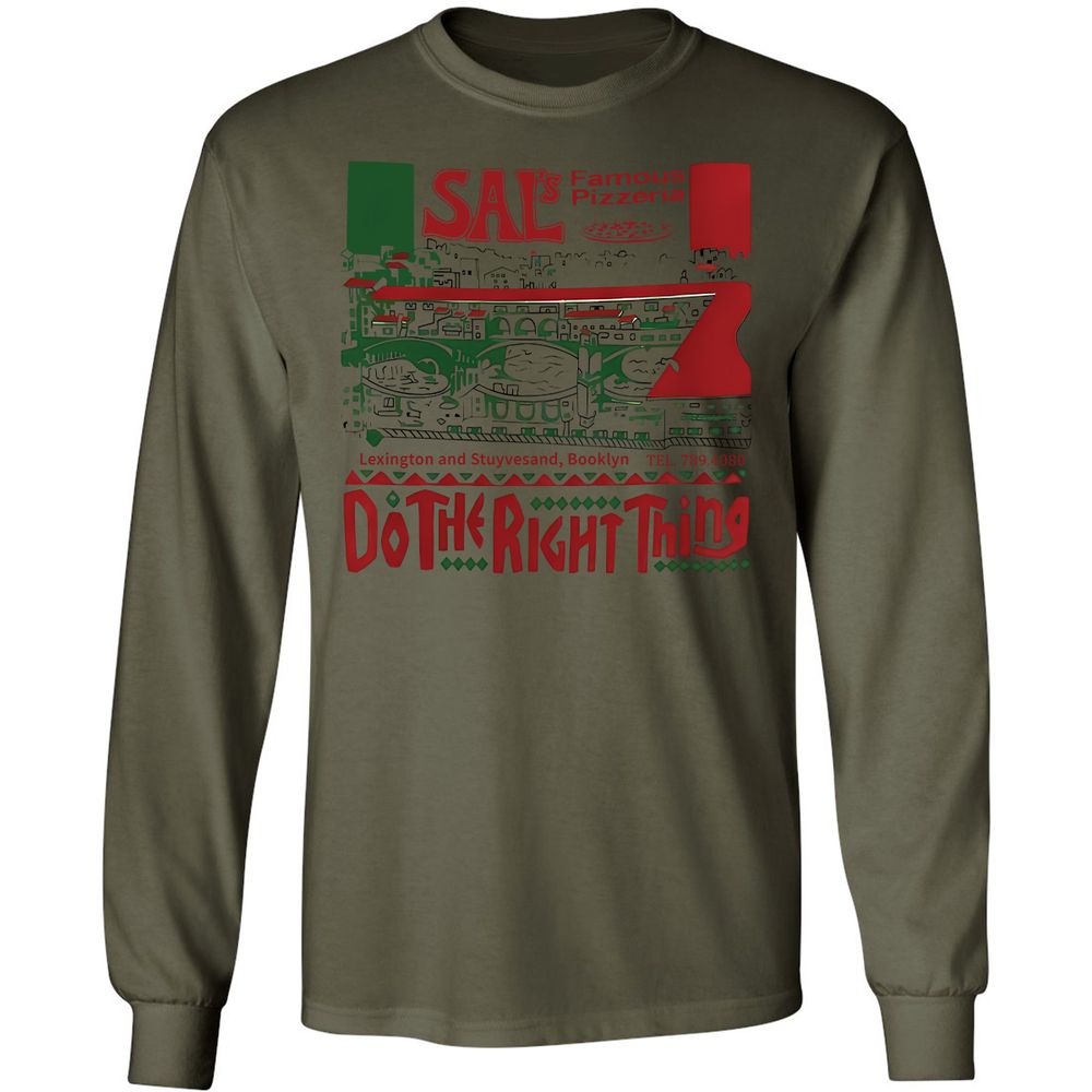 Long Sleeve T-Shirt - 2KTHG4YA - Military Green - 7