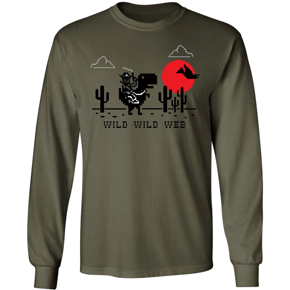 Long Sleeve T-Shirt - Q1R4N8MA - Military Green - 7