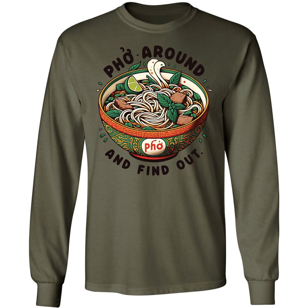 Long Sleeve T-Shirt - 36CBHMBX - Military Green - 7