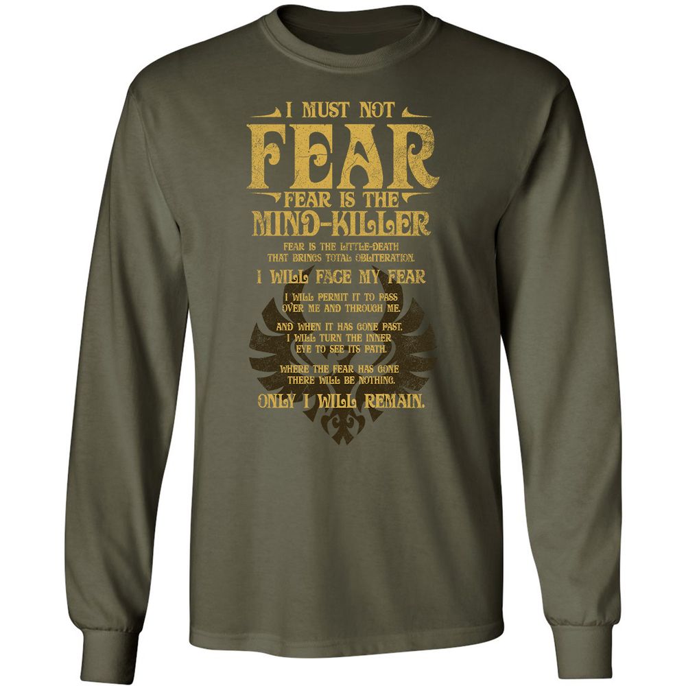 Long Sleeve T-Shirt - TKQRB659 - Military Green - 7