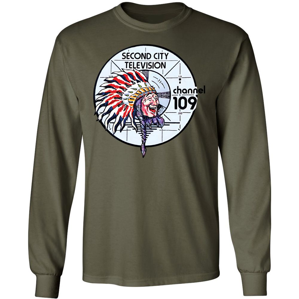 Long Sleeve T-Shirt - KKXF3RA1 - Military Green - 7