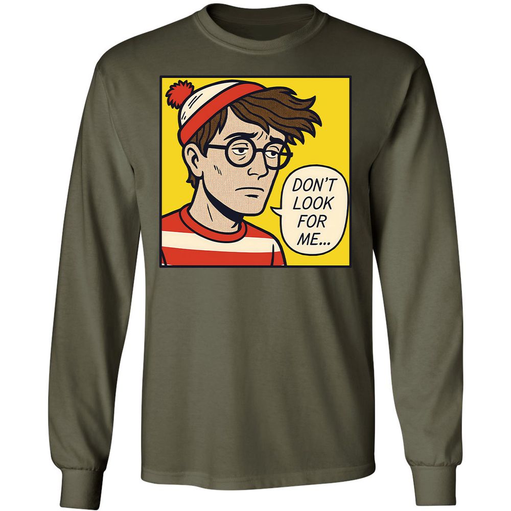 Long Sleeve T-Shirt - NQSVM9PG - Military Green - 7