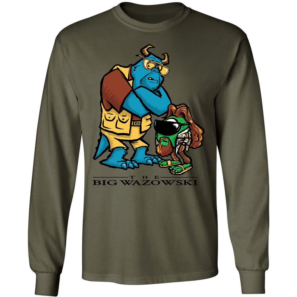 Long Sleeve T-Shirt - WS1LLF4Y - Military Green - 7