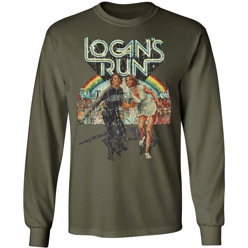 Long Sleeve T-Shirt - 8JE5CCW6 - Military Green - 7