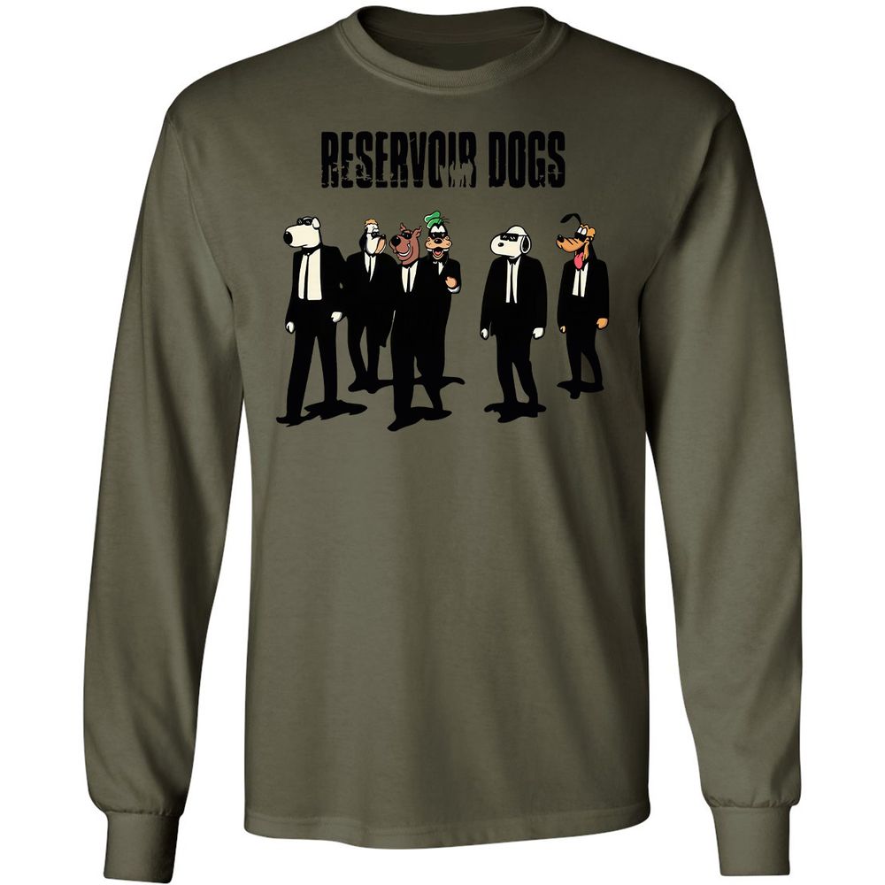 Long Sleeve T-Shirt - M7XVQ8DG - Military Green - 7