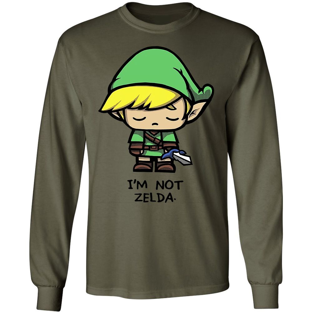 Long Sleeve T-Shirt - 7MVNF88T - Military Green - 7