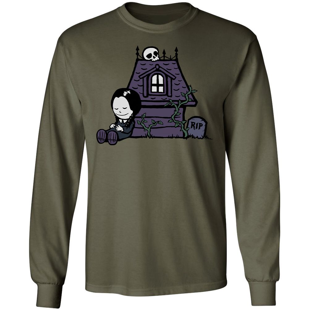Long Sleeve T-Shirt - DJYSAHK3 - Military Green - 7
