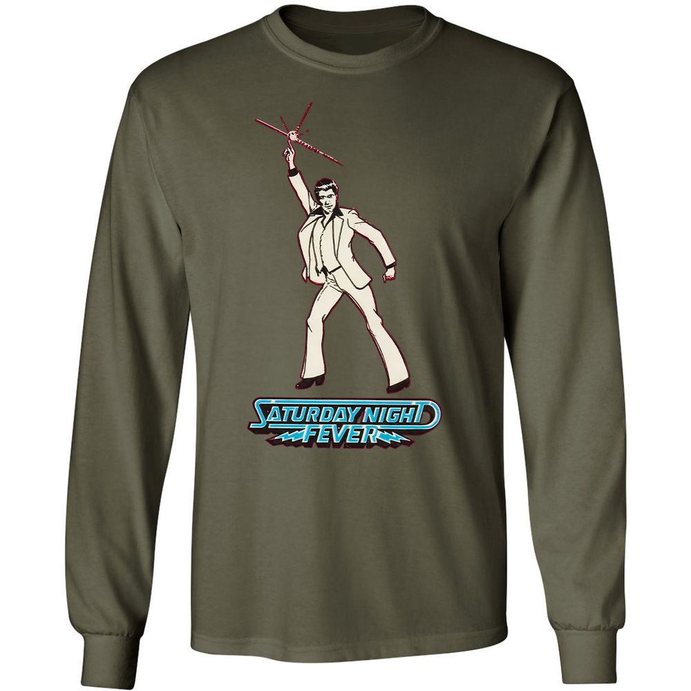 Long Sleeve T-Shirt - A4GN9LKC - Military Green - 7