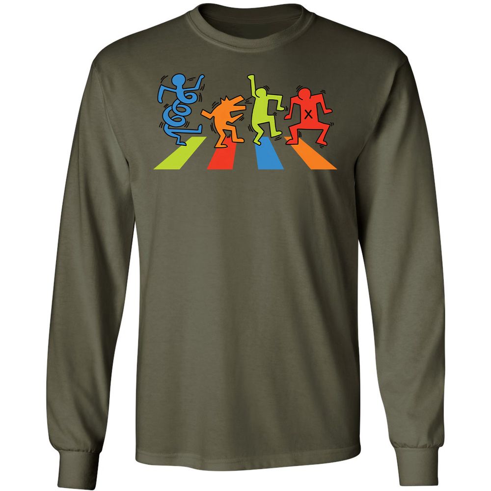Long Sleeve T-Shirt - 8F98W92E - Military Green - 7
