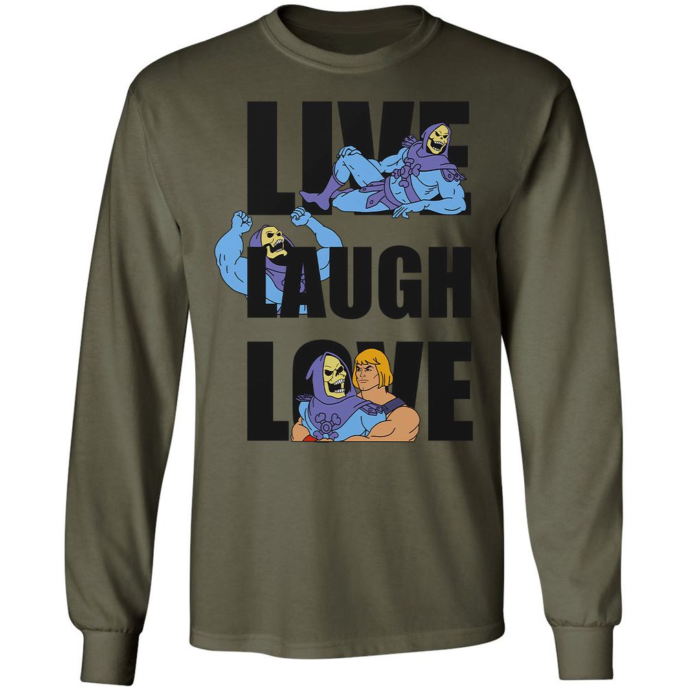 Long Sleeve T-Shirt - VQFB7XNY - Military Green - 7