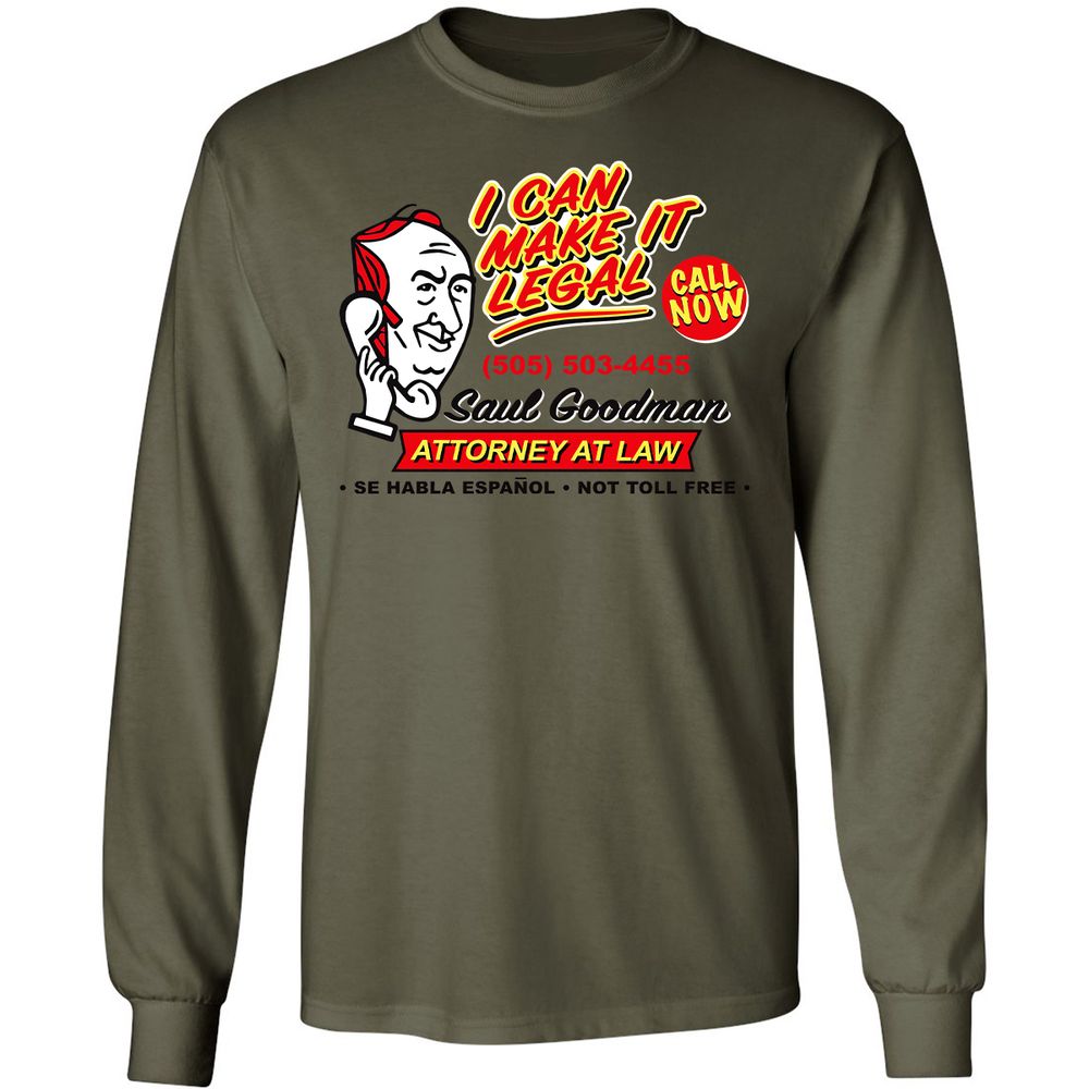 Long Sleeve T-Shirt - JFM2HEHJ - Military Green - 7