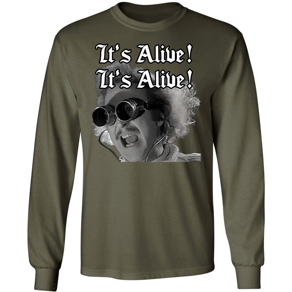 Long Sleeve T-Shirt - HRS592VV - Military Green - 7