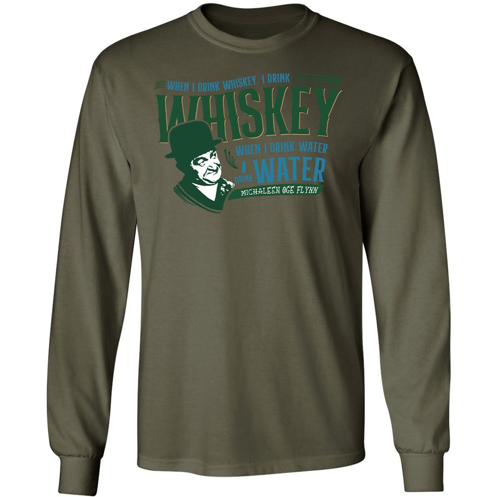 Long Sleeve T-Shirt - X24BRQPR - Military Green - 7