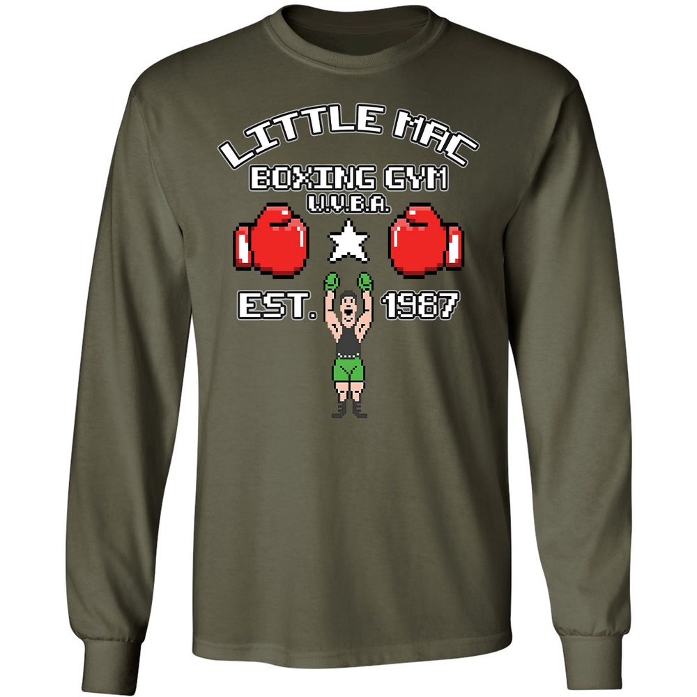 Long Sleeve T-Shirt - UZULM1LB - Military Green - 7