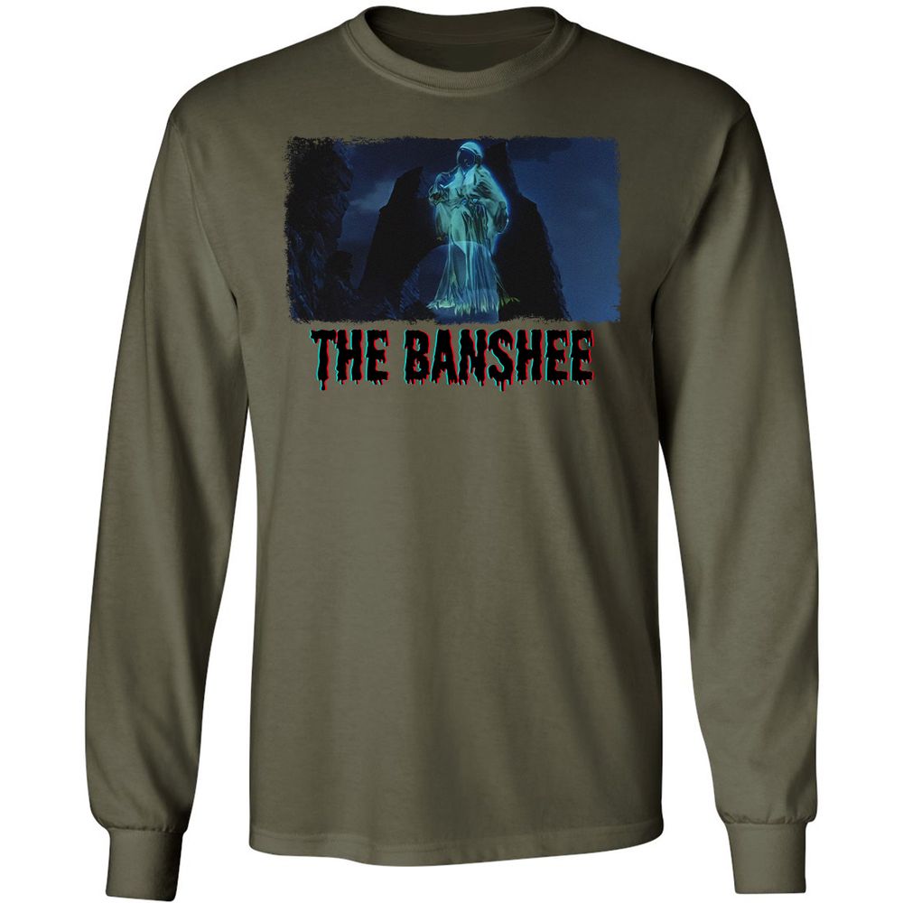 Long Sleeve T-Shirt - QYQZNLNL - Military Green - 7