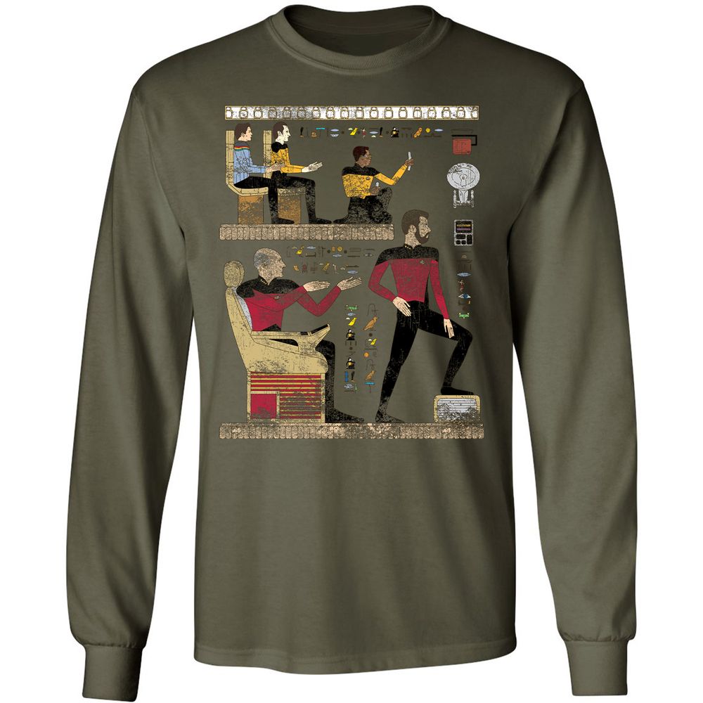 Long Sleeve T-Shirt - CT7ZJ1X4 - Military Green - 7