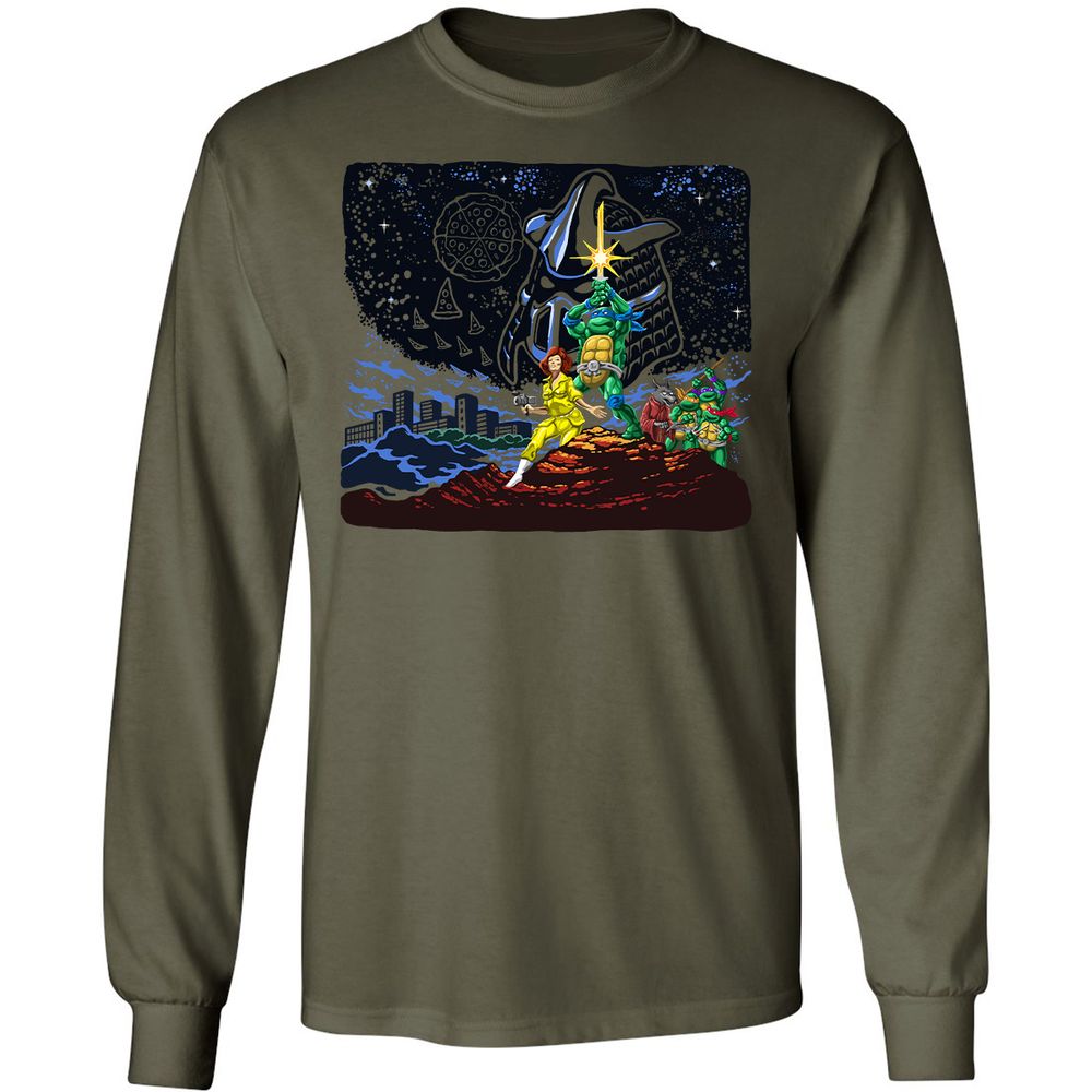 Long Sleeve T-Shirt - 5QSWVQ76 - Military Green - 7