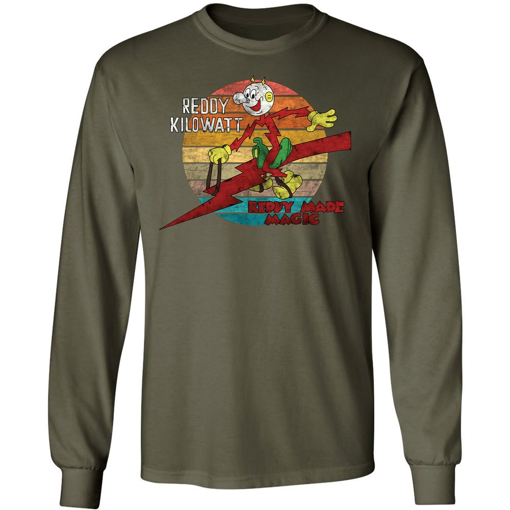 Long Sleeve T-Shirt - 9J4JDEC4 - Military Green - 7