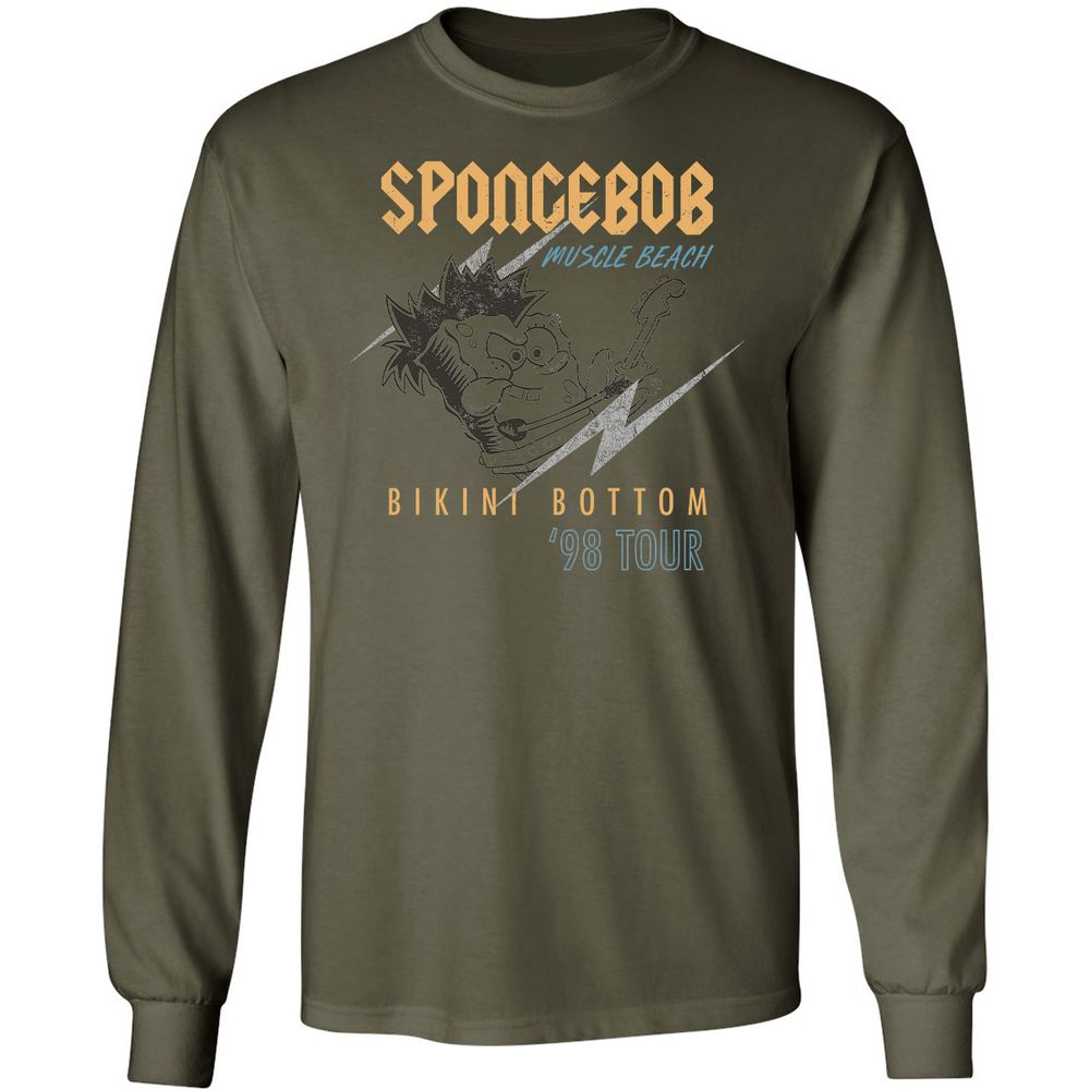 Long Sleeve T-Shirt - 8DR7E3PB - Military Green - 7