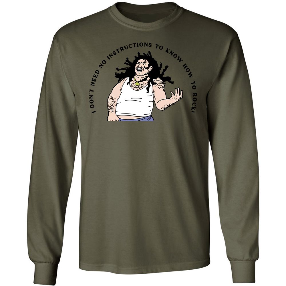 Long Sleeve T-Shirt - XC1J14UC - Military Green - 7