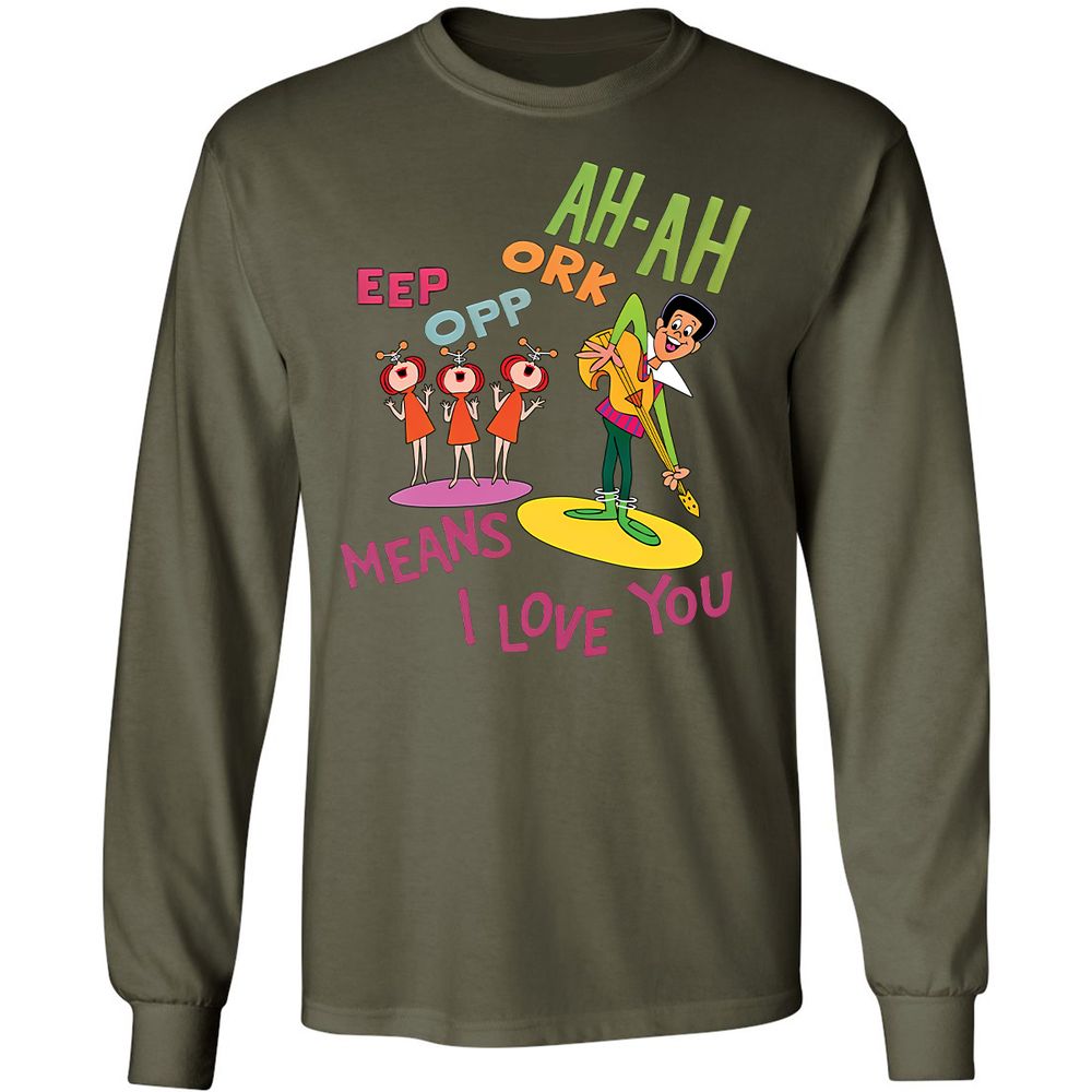 Long Sleeve T-Shirt - 7WQA9DF1 - Military Green - 7