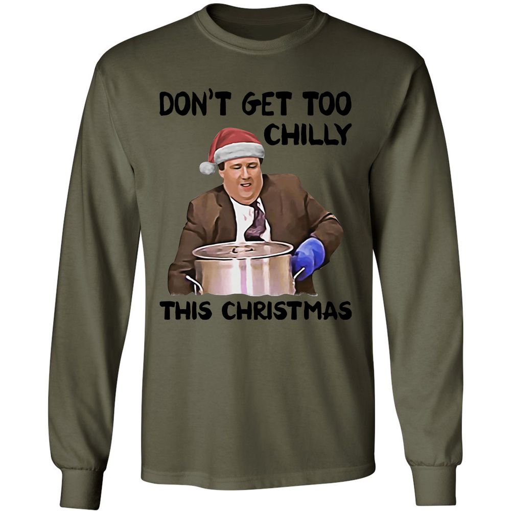 Long Sleeve T-Shirt - QGWC7FZS - Military Green - 7