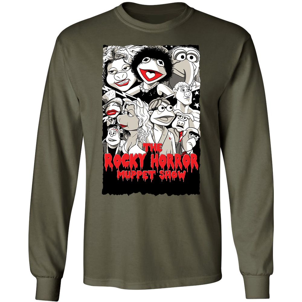 Long Sleeve T-Shirt - 469UP1QD - Military Green - 7