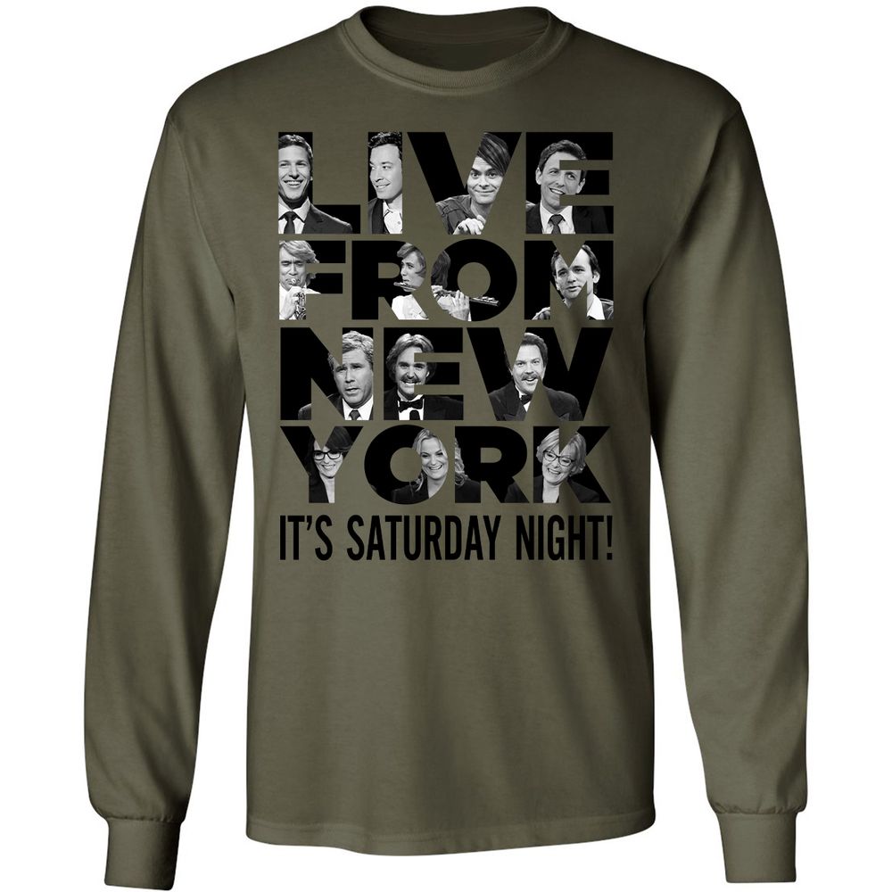 Long Sleeve T-Shirt - FKAJ12JL - Military Green - 7